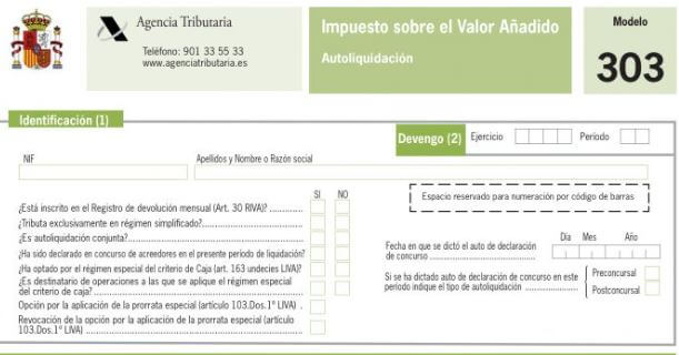 MODELO 303